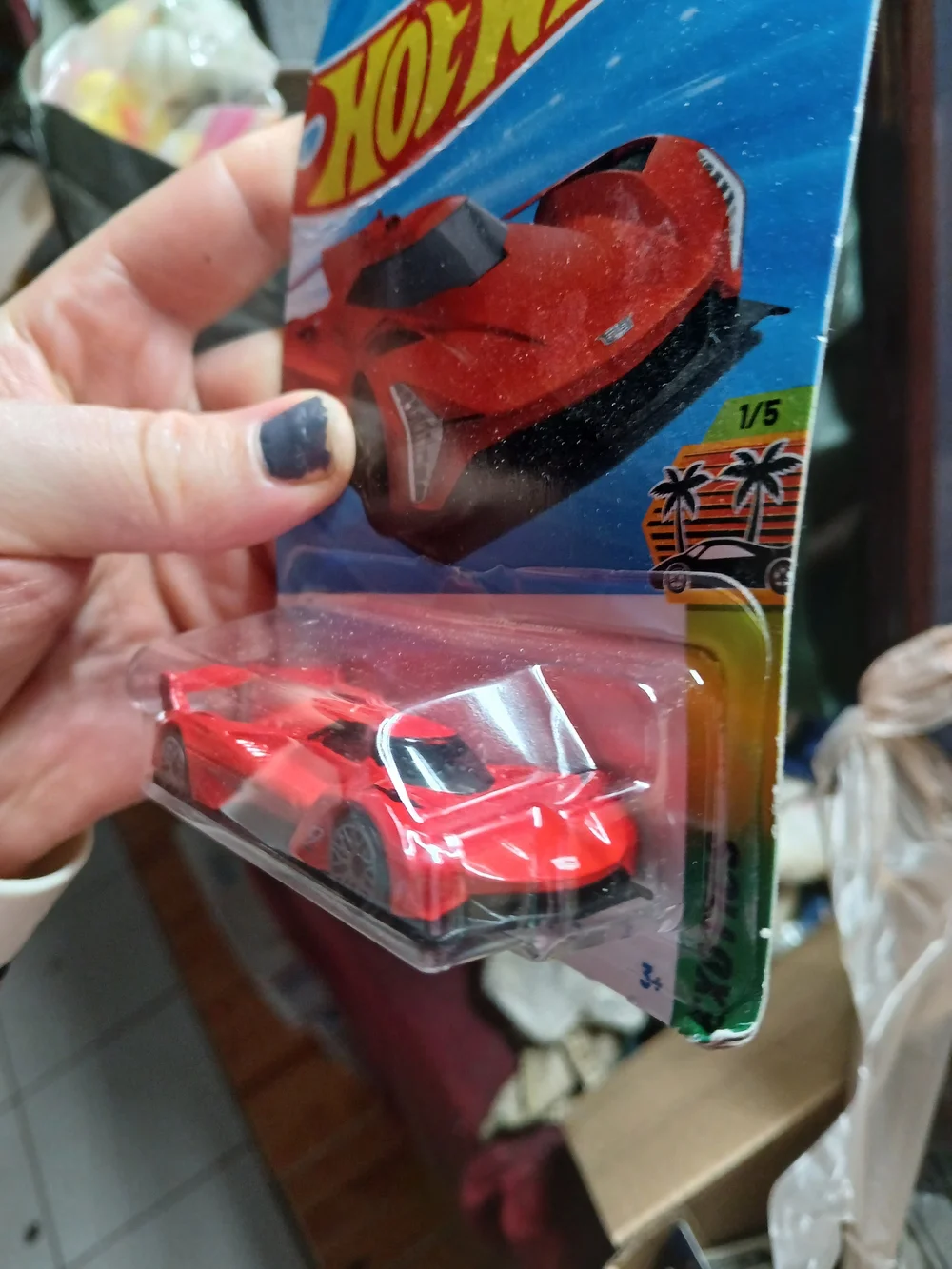 Red Cadillac Project GTP Hypercar from the 2025 Hot Wheels HW Exotics series (nu
